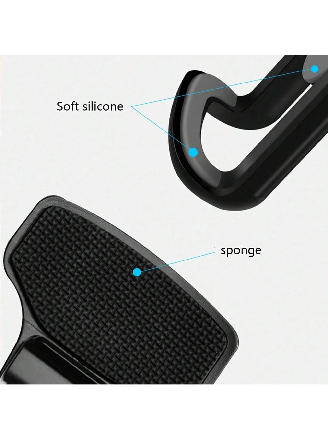 Car-mounted Clip-on Phone Holder Car Navigation Support Stand Qme