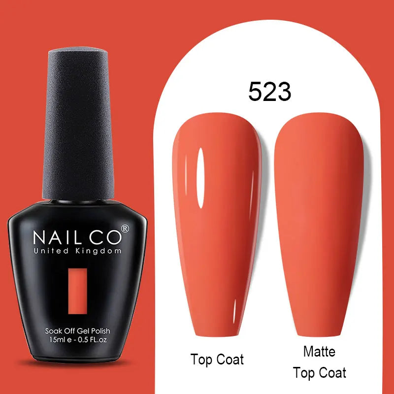 NAILCO Nude Nails Gel Nail Polish UV LED Semi-permant Varnish Hybrid