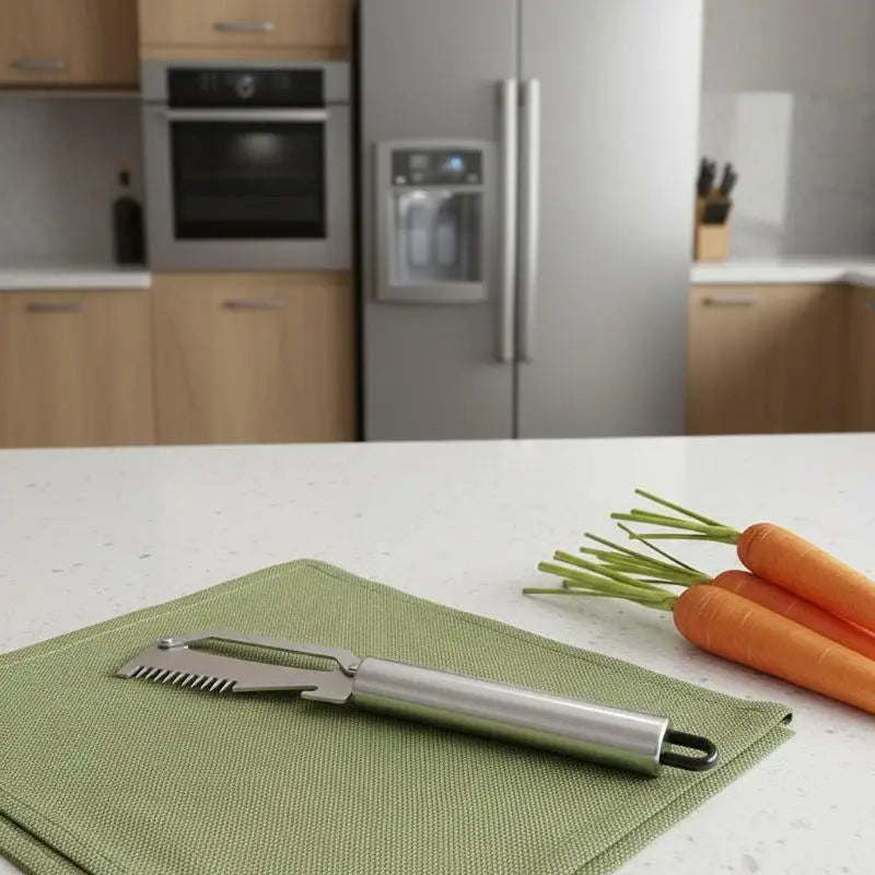 Multi Functional Stainless Steel Handle Peeling Scallion Knife Qme