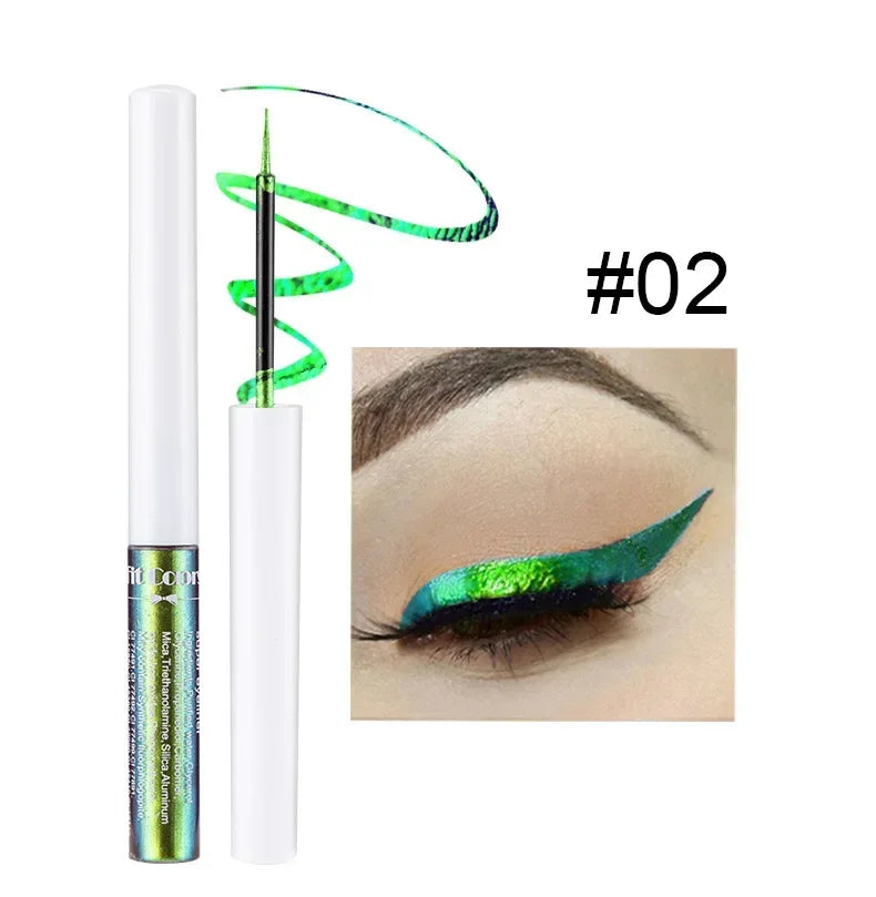 1pc Chameleon Liquid Eyeshadows Shiny Longlasting Eye Shadow Duochrome Eyeshadow Fashion High Quality Make Up Art Women Cosmetic Qme C2