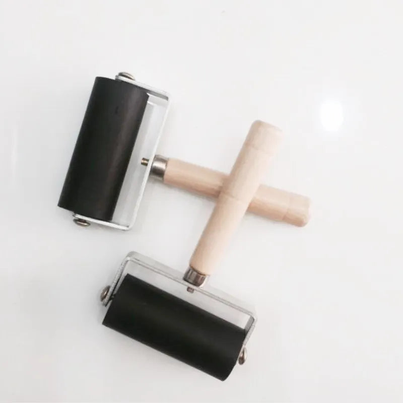 Professional Rubber Roller Brayer Ink Painting Printmaking Art Qme
