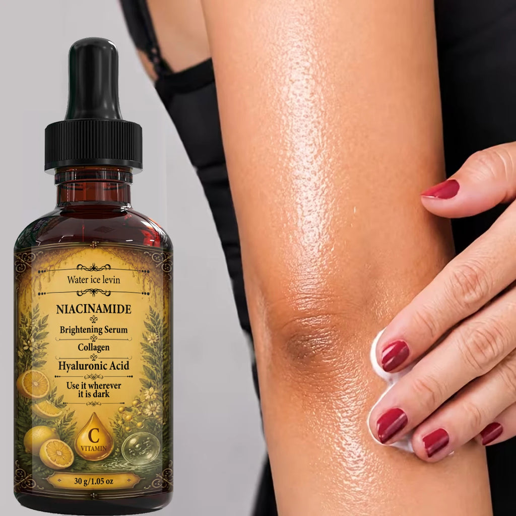 Water Ice Levin Niacinamide Collagen Brightening Serum 30g Hyaluronic Acid Moisturizing Firming Even Tone Facial Essence Qme