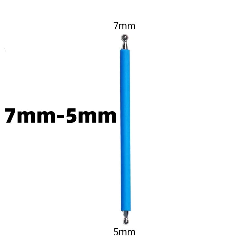 4pcs/set DIY Stainless Steel Tile Grout Ball Floor Seam Pressing Ball Tile Texture Roller Wall Joint Repair Paint Roller Tool Qme 7mm-5mm