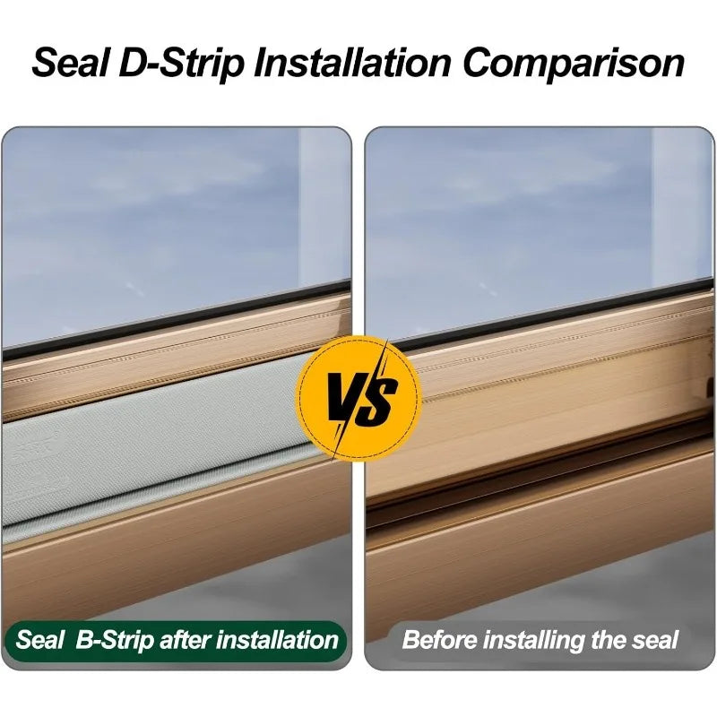 Self-adhesive Window Seal Strip Windproof Soundproof Draft Proof Qme