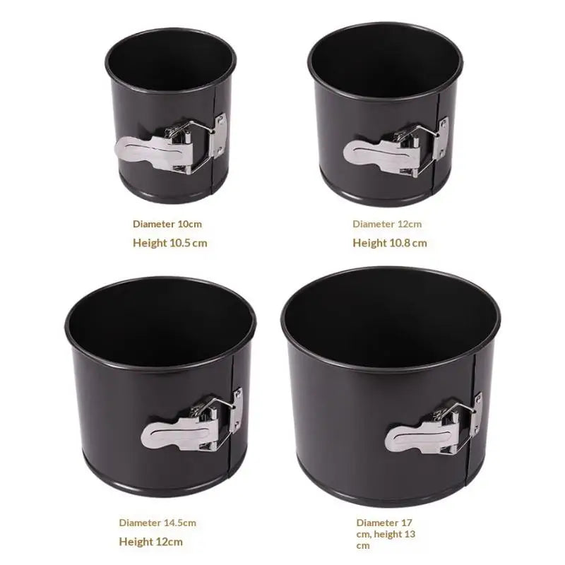 Kitchen Accessories Carbon Steel Cakes Molds Round Cake Pan Ring Qme