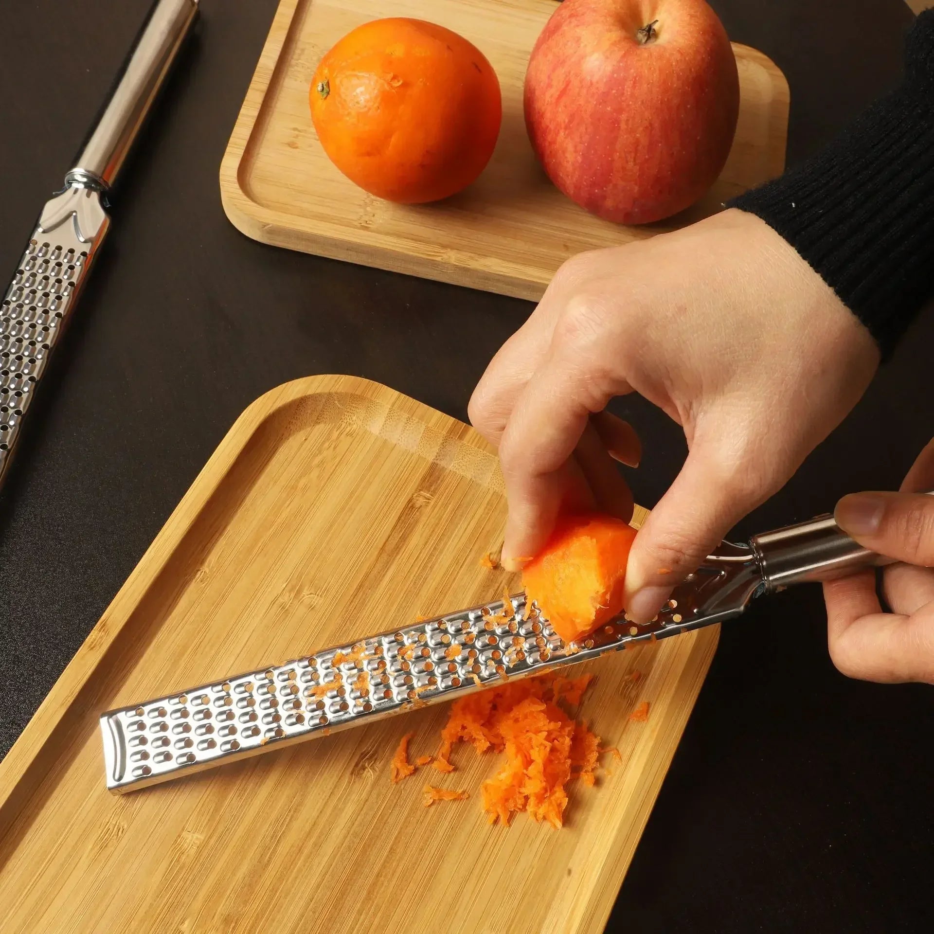 Stainless Steel Grater Cheese Long Planer Baking Chocolate Lemon Peel Qme