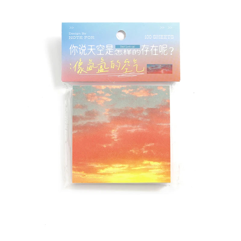 Ins Colorful Clouds To Do List 100/600 Sheets planner Student Long Style Note Paper Memo Pad Stationery School Supplies Qme F
