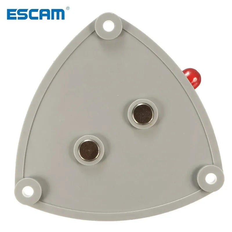 ESCAM ABS Plastics Water Leak Detector Water Sensor Leak Alarm with Caution Light Home Security Durable Quality Qme
