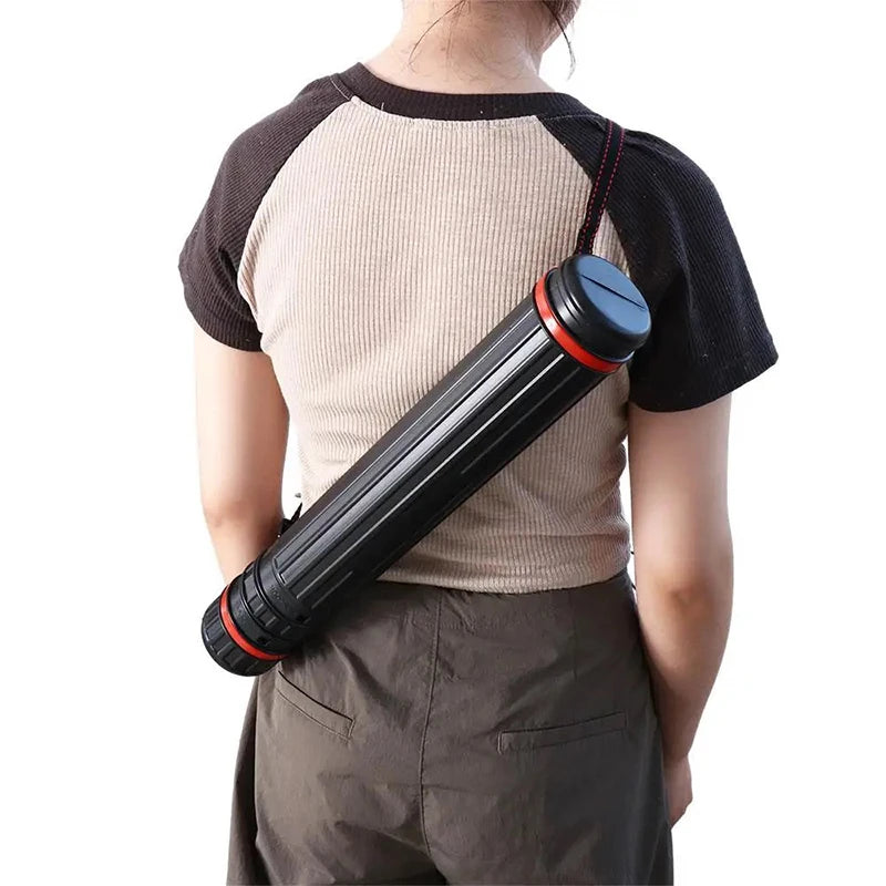 Portable Drawing Tube-adjustable Expandable Art Storage Shoulder Qme