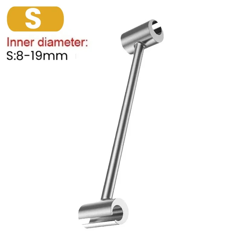 1/2Pcs Double Head Door Hinge Repair Spanner 8-19mm/19-25mm Adjustment Labor-Saving Wrench Home Hinge Gaps Repair Hand Tools Qme S- 1PC
