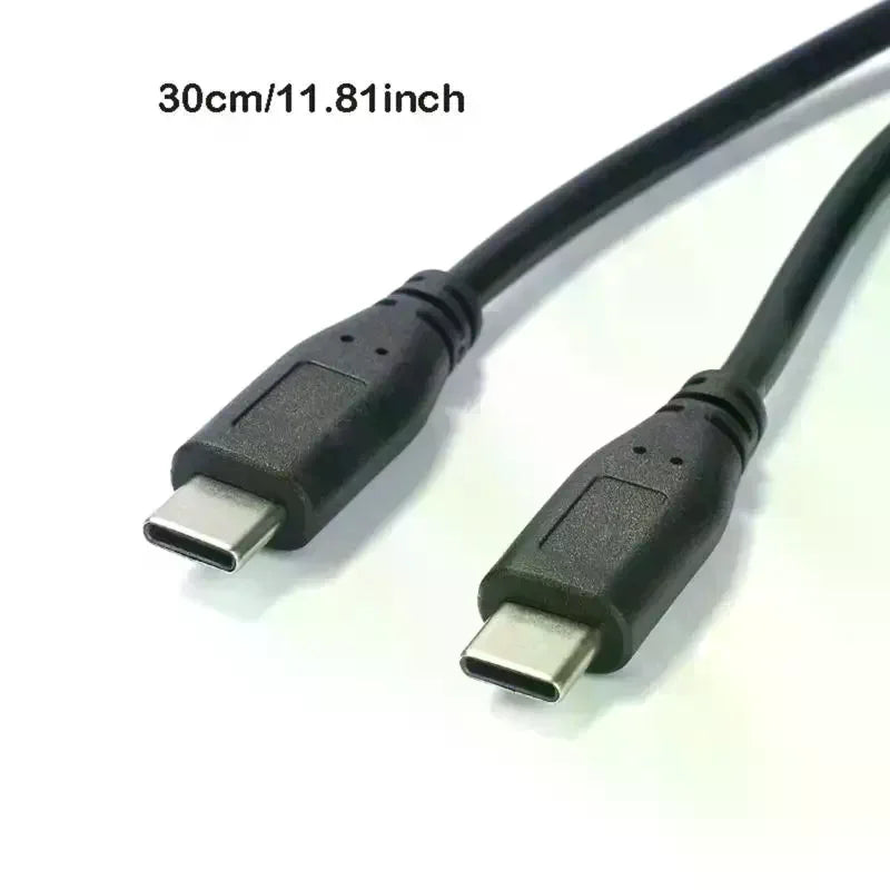 USB C Cable Splitter 1 2 Extension Wire Phone Tablet 15W 3A Power Qme
