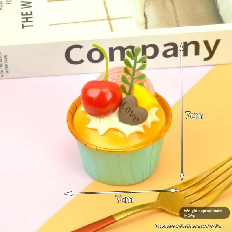 1pcs Fake Cake Soft Flavor Cake Model Simulation Props Food Model Cabinet Decoration Wedding Props Scale Model Decoration Qme A2