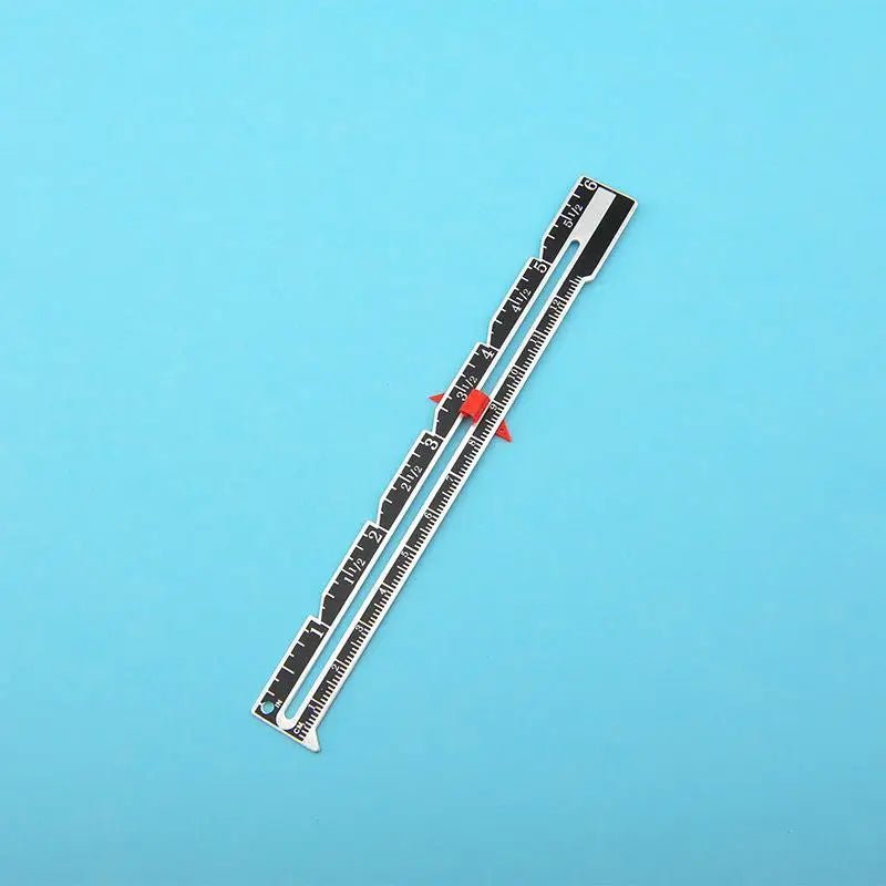 Metal Sliding Guage Sewing Measuring Tool Quilting Accessories Notions Qme B