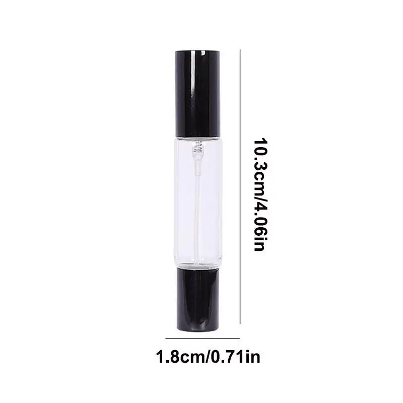 Double-headed Perfume Glass Bottle Rolling Mist Spray Aluminum Nozzle Qme