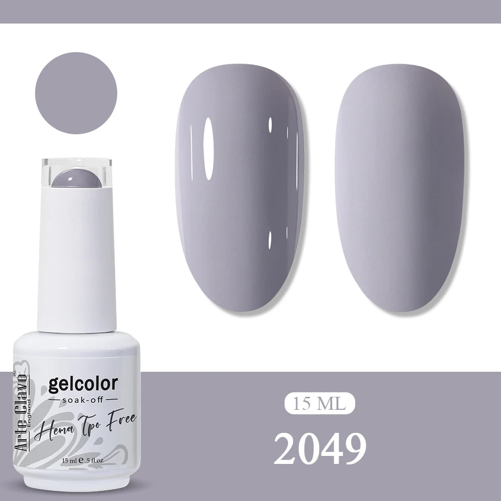 Arte Clavo Neon Rainbow Colors Gel Nail Polish Semi Permanent Art UV