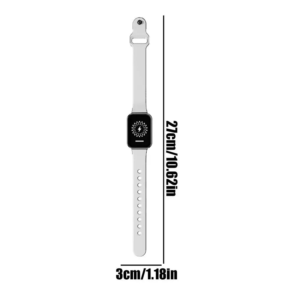 Anti Static Wrist Strap Silicone Adjustable Eliminate Body Qme China Mainland White