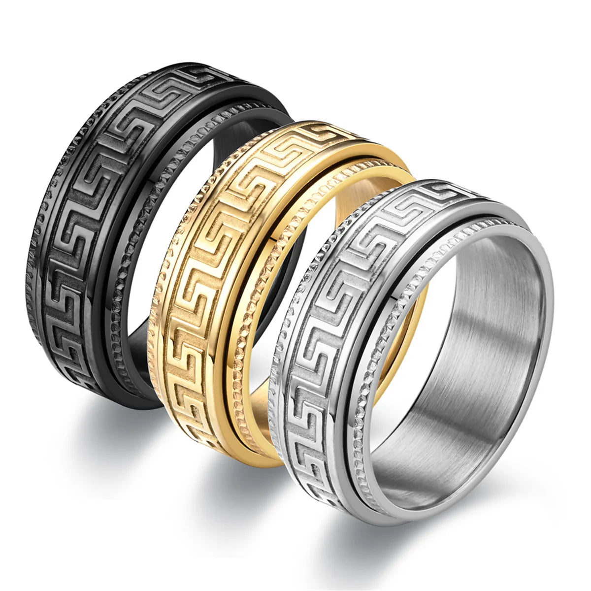 Fashion Creative Evil Dragon Eye Rings For Personality Male Punk Colors Ring Jewelry Men's Bar Night Club Accessories Gifts Qme