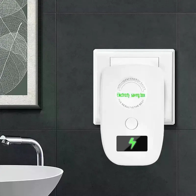 Intelligent Electricity Saving Box With Voltage Stabilization Power Saving For Home Office Daily Use Qme