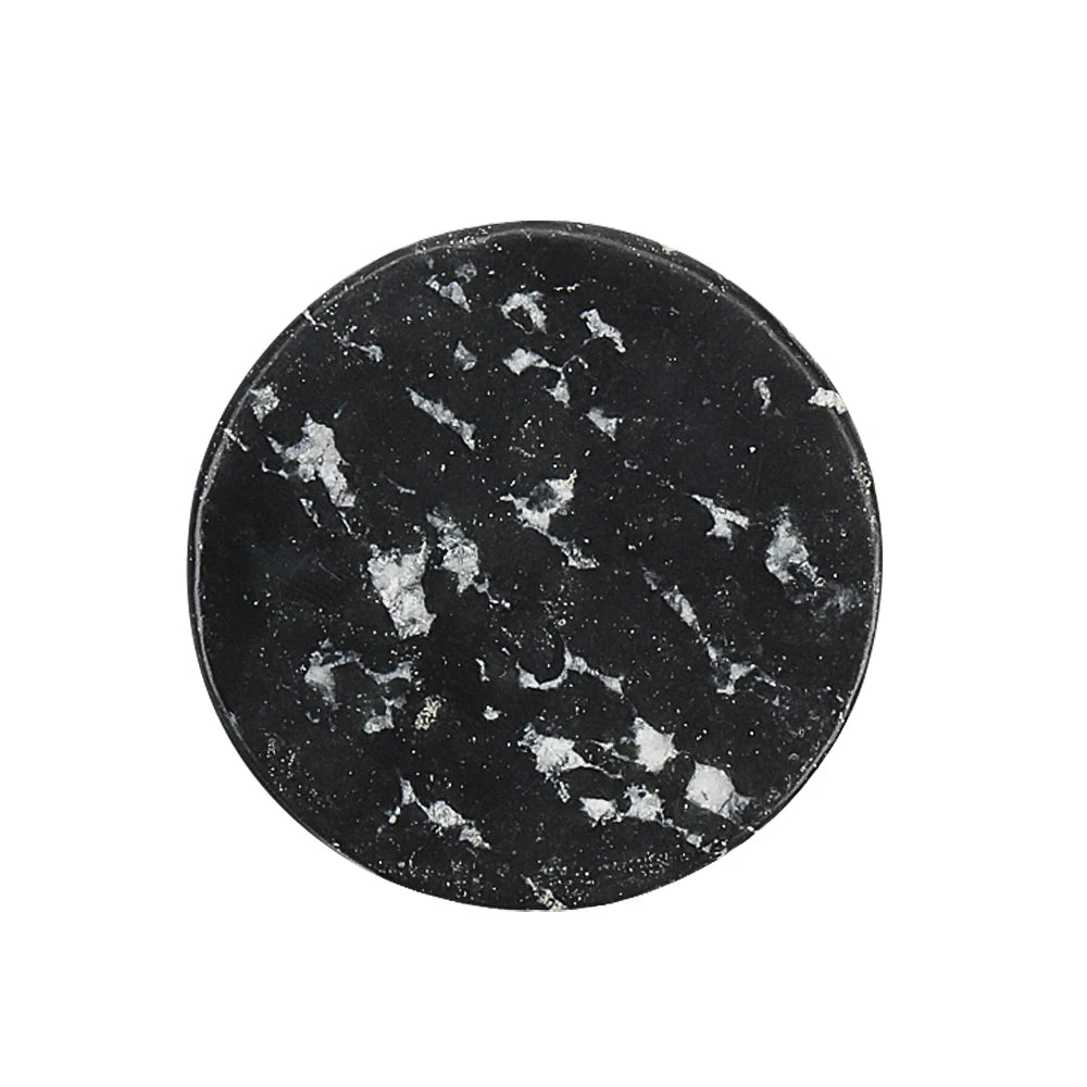 NATUHANA Round Jade Stone False Lash Glue Adhesive Pallet Pad Holder Qme