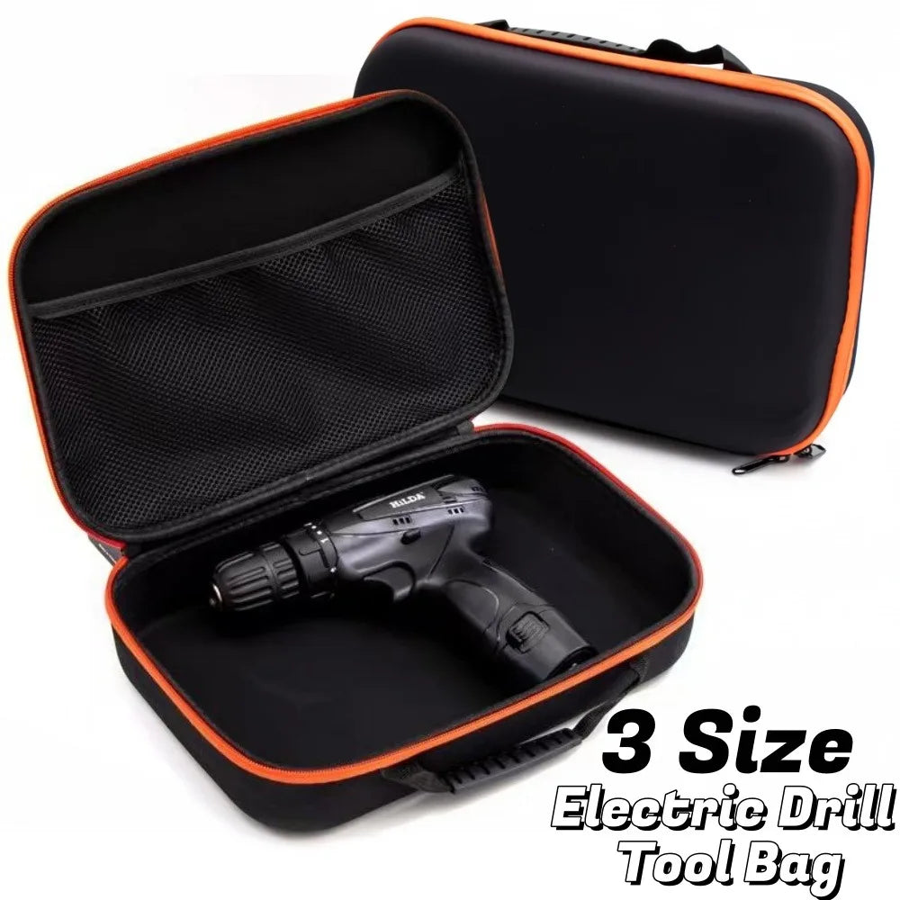 3-size Large Capacity Tools Bag Electric Drilling Tool Shockproof Bag Portable Outdoor Electrician Hardware Tool Waterproof Bag Qme