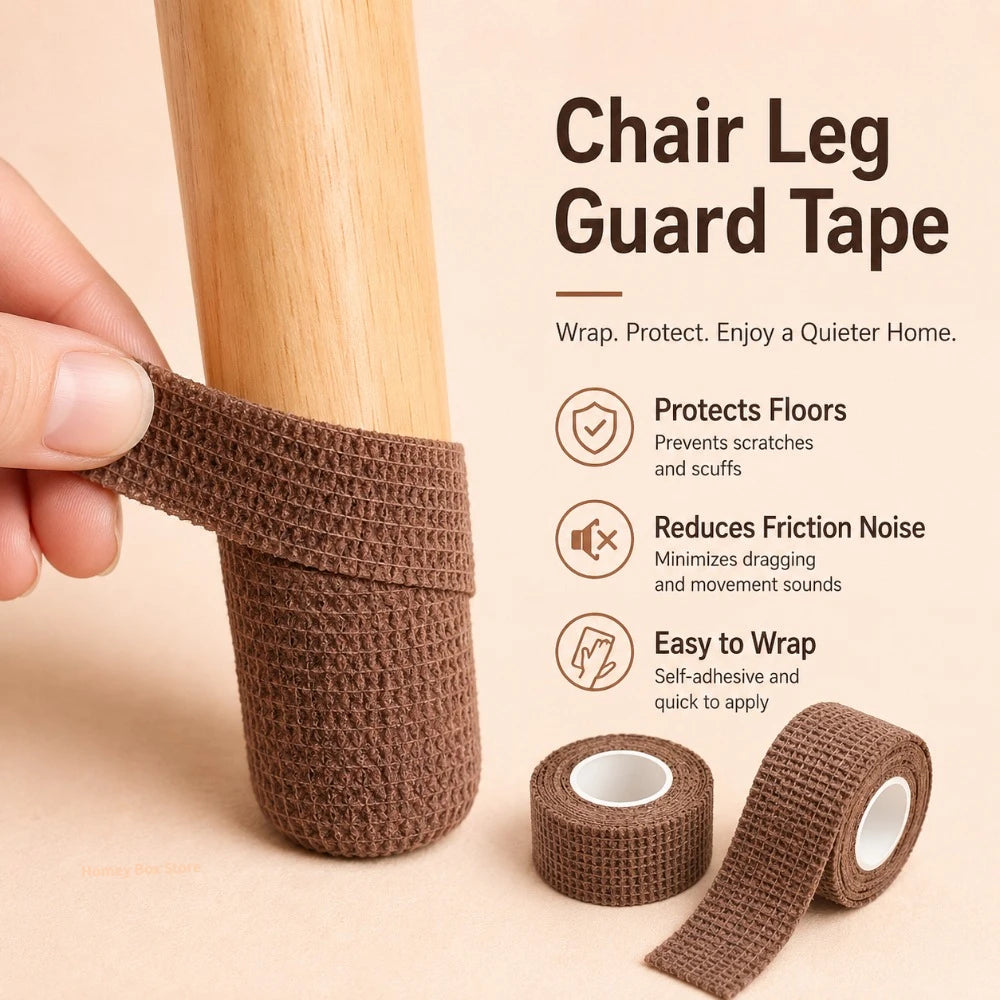 1/3Pcs Wear-resistant Silent Anti-slip Tape for Chair Stool Legs Universal Protector Sticker to Cut Down Moving Noise Greatly Qme