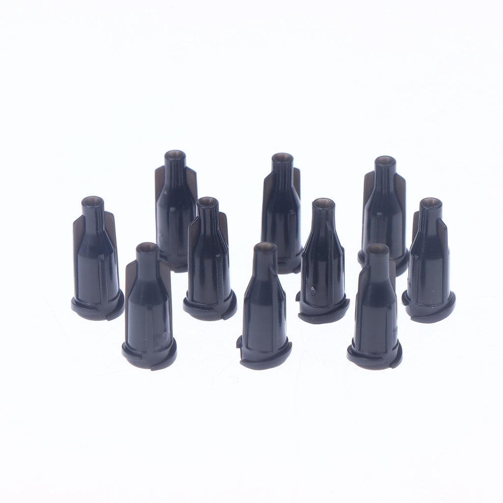 Transparent Plastic Syringe Connector Leak Proof Double Helix Medical Qme A3 10pcs