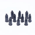 Transparent Plastic Syringe Connector Leak Proof Double Helix Medical Qme A3 10pcs