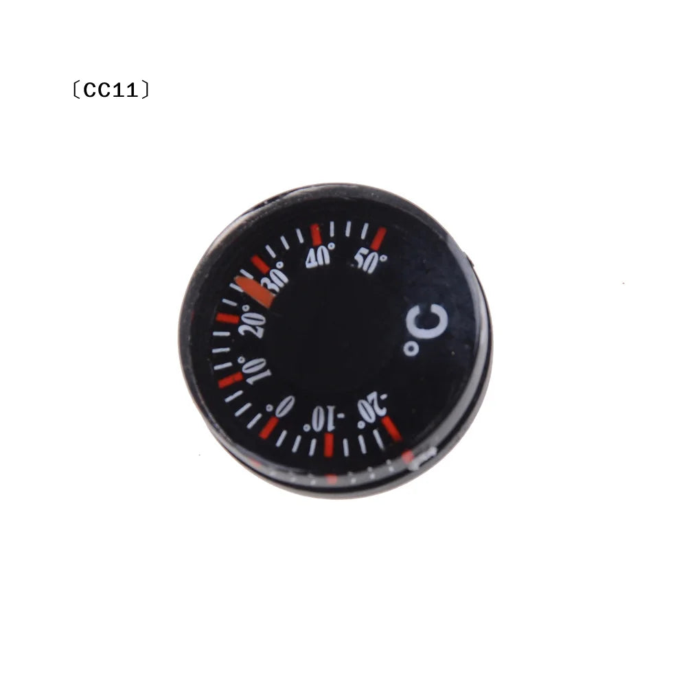 Diameter Plastic Round Mini Thermometer Spirit Circular Qme