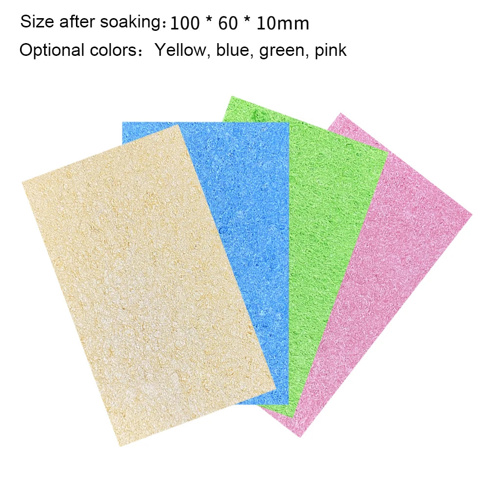 100X60MM Soldering Iron Tips Cleaning Sponge Temperature Enduring Qme