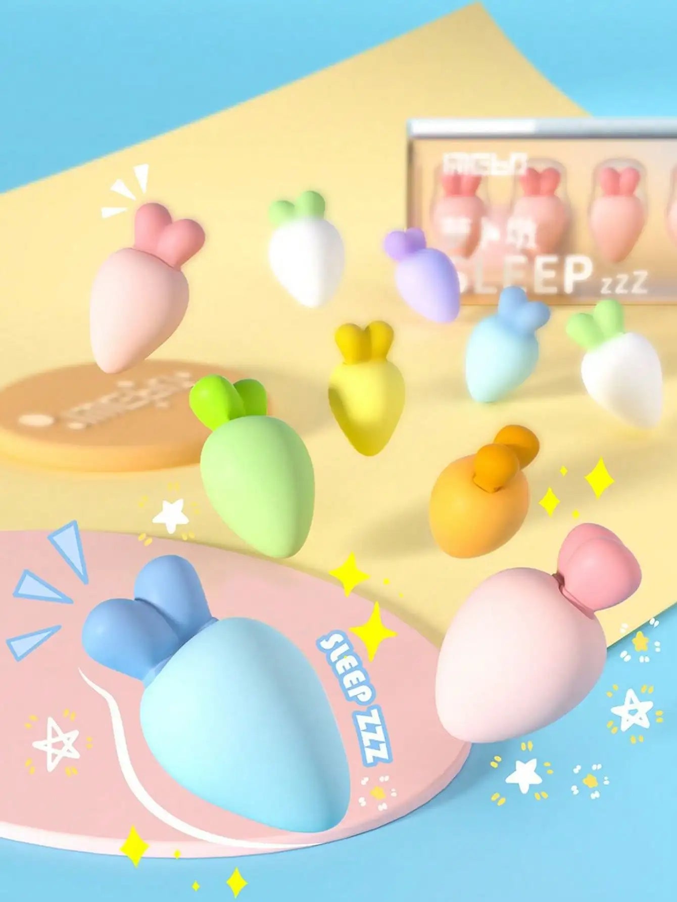 Cute Radish Ding Earplugs Noise Prevention Sleep Dormitory Qme