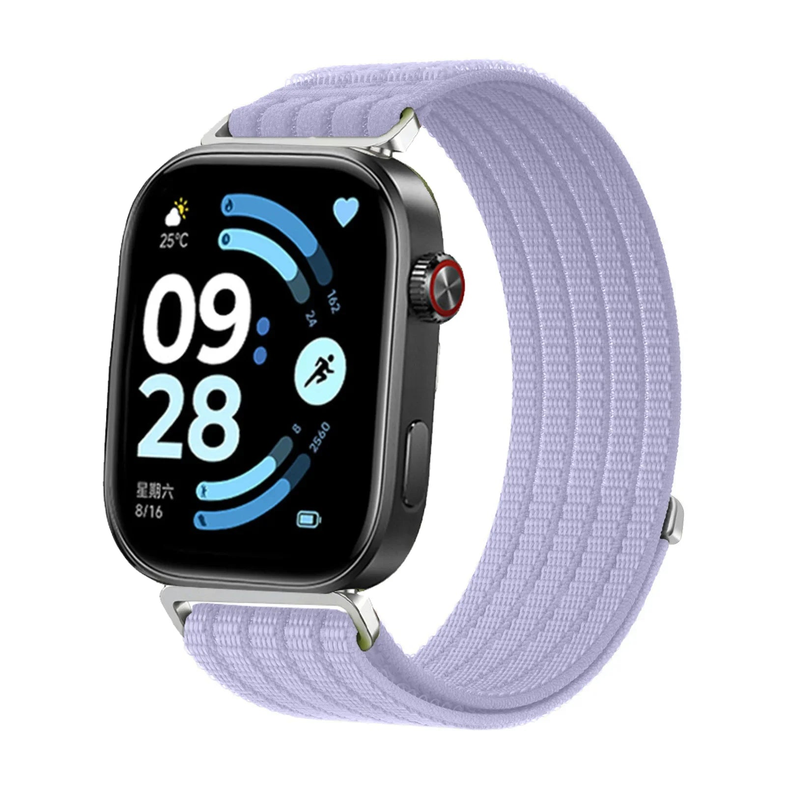 A Sweatproof Light Cloud Texture Nylon Watchband Adjustable Sport Daily Loop for Xiaomi Mi Band 9/10 pro Redmi Watch 5/6 Qme