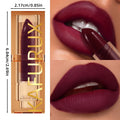 Nude Velvet Matte Lipstick Waterproof Long Lasting Red Lip Liner Qme 10