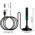 Digital TV Antenna Indoor Use Signal Amplifier HDTV 720P 1080P Qme A4