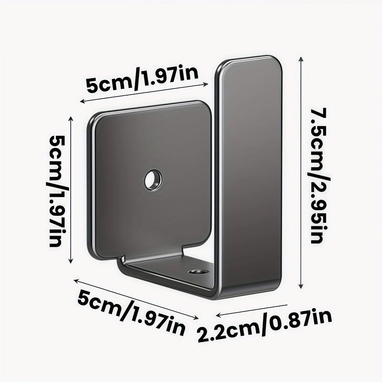 Router placement rack, no drilling wall mounted socket fixed bracket, optical modem set-top box bracket, storage hook Qme
