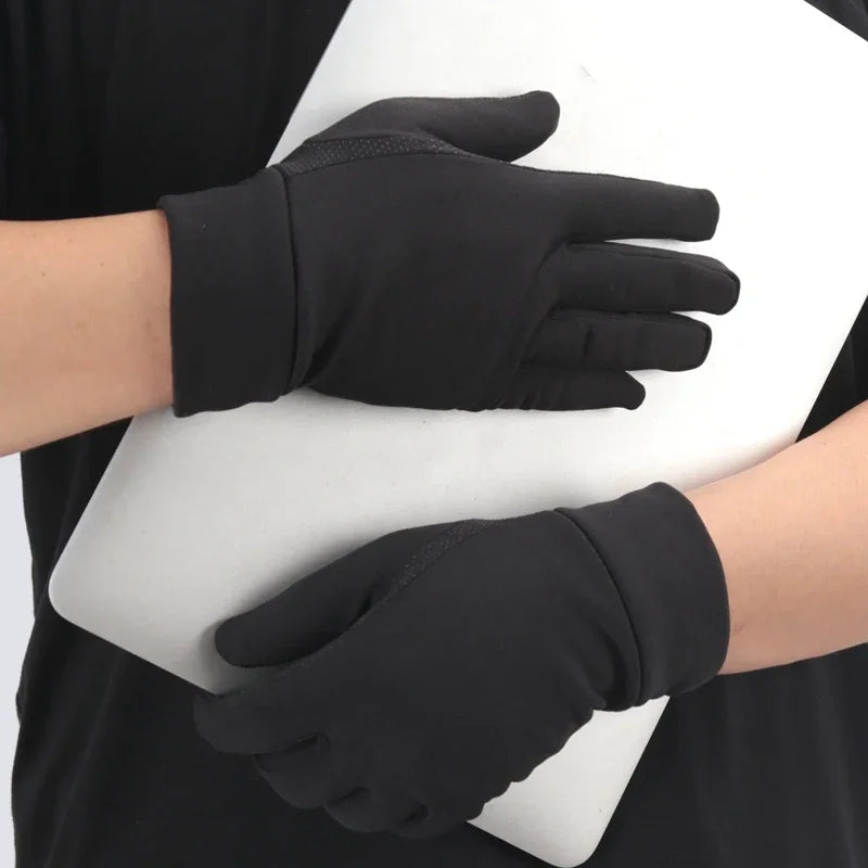 Women Men Elastic Gloves Driving Cycling Winter Outdoor Sports Qme