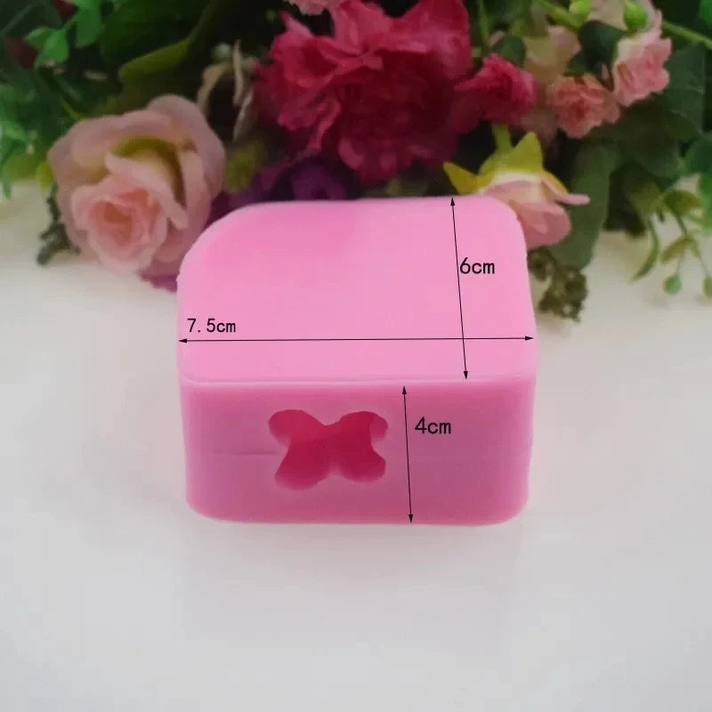 Creative Mini Elephant Silicone Mold DIY Craft Candle Making Pastry Qme