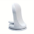 1 Shower Tripod, Wall Mounted Footstool, Bathroom Shower Pedal, Plastic Shower Pedal with Suction Cup, Bathroom Accessories Qme white