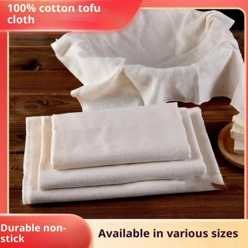 3 Bag Cotton Filter Cloth Food Grade Reusable Cheese Soy Milk Coffee Qme 3pcs 50x50cm