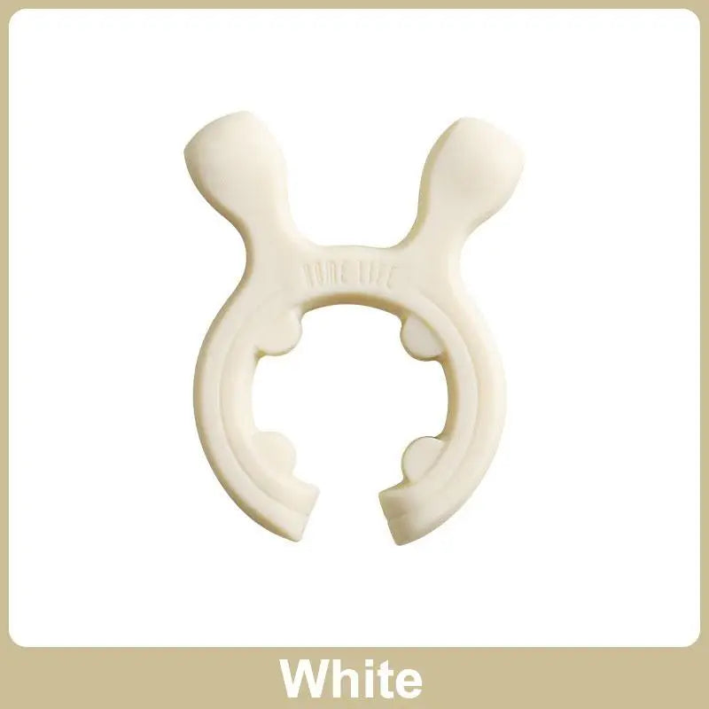 CC11Multifunctional Deer Ear Spatula Holder Anti Scalding Overflow Qme White