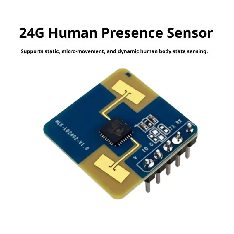 Get 1 HLK-LD2402 AIoT Millimeter Wave Sensor Equipped GPIO UART Qme