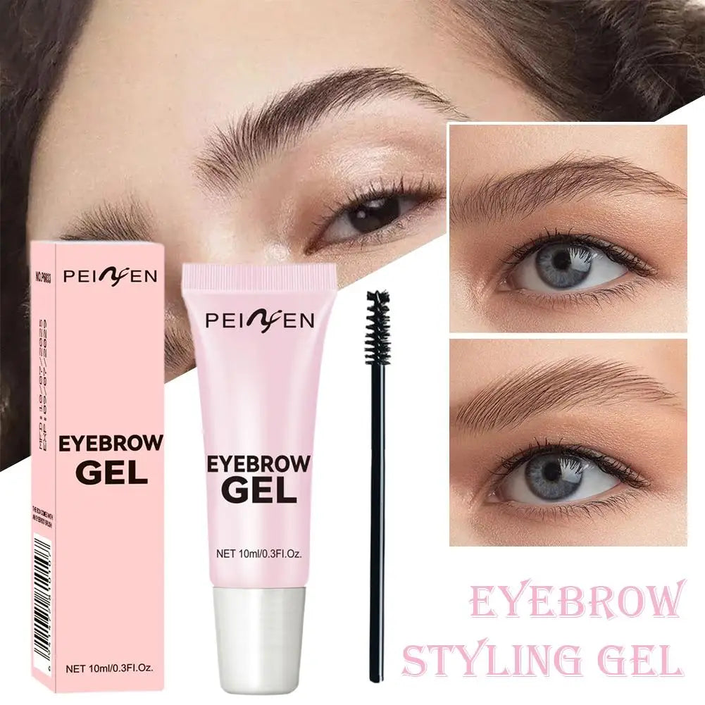 Eyebrow Setting Gel Clear Brow Brush Shapes Sculpts Waterproof Qme