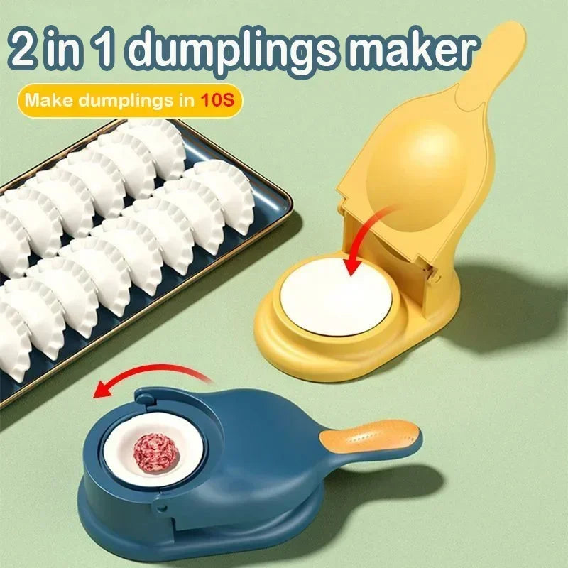 Automatic Dumplings Molds Dumpling Maker Ravioli Wrappers Mould Kitchen Tools Dough Press Making Artifact for Family and Friends Qme