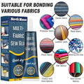 50ml Fabric Stitch Adhesive Versatile Fabric Patching Glue Waterproof Fabric Repair Seam Adhesive for Clothing Textiles Qme Default Title