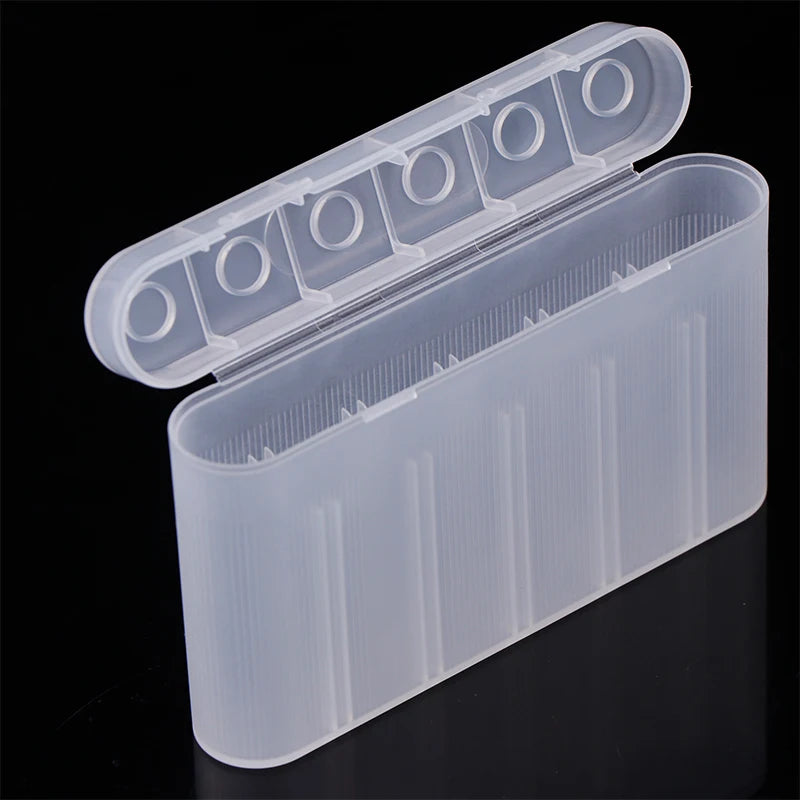DIY Accessories 6 Slot Waterproof Storage Box 18650 Batteries Qme