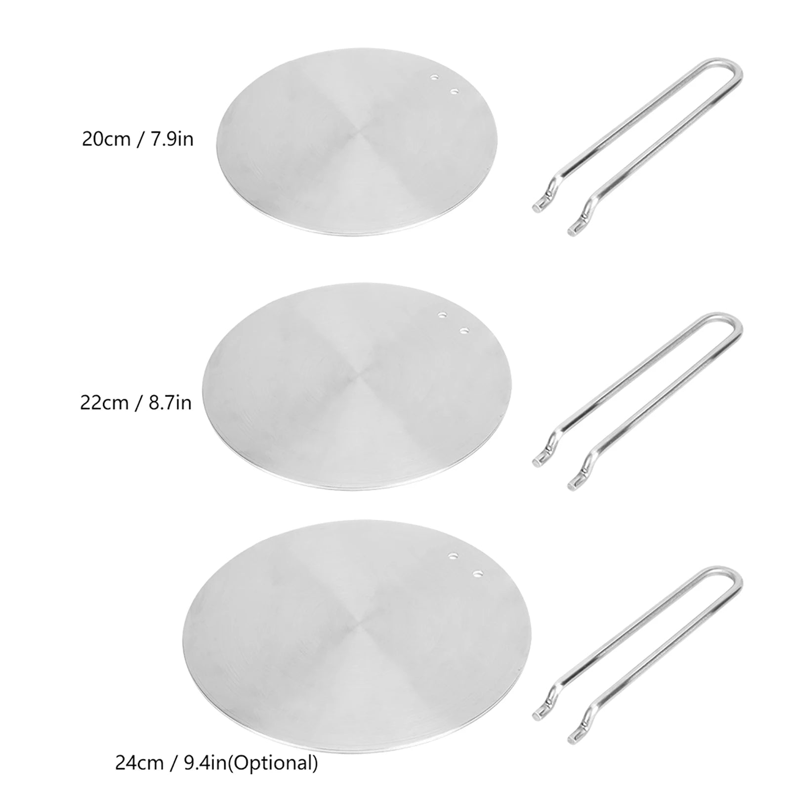 Stainless Steel Heat Diffuser Induction Plate Adapter Converter Gas Electric Cooker Plate Heat Diffuser Plate Cooker Accessories Qme