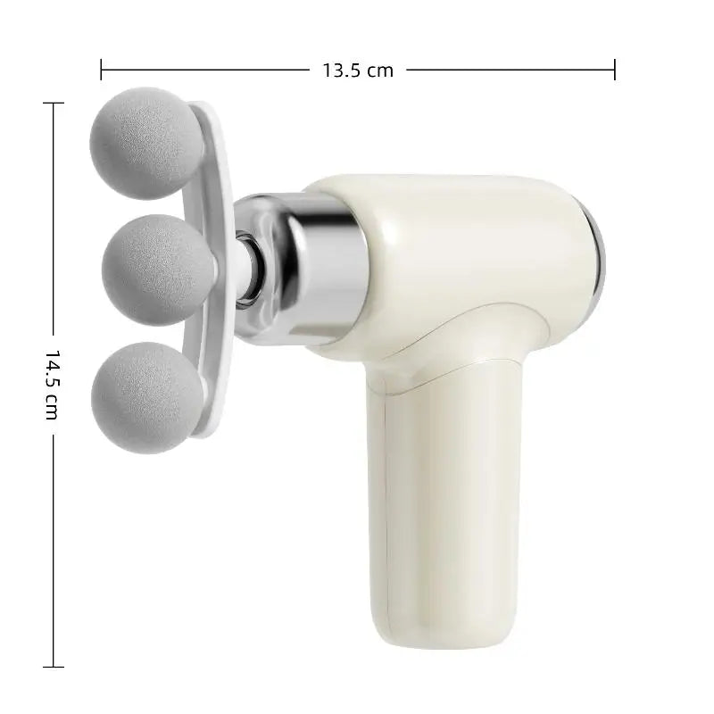Mini Upgraded Fascia Gun Replaceable Heads Silent Muscle Relaxation Qme