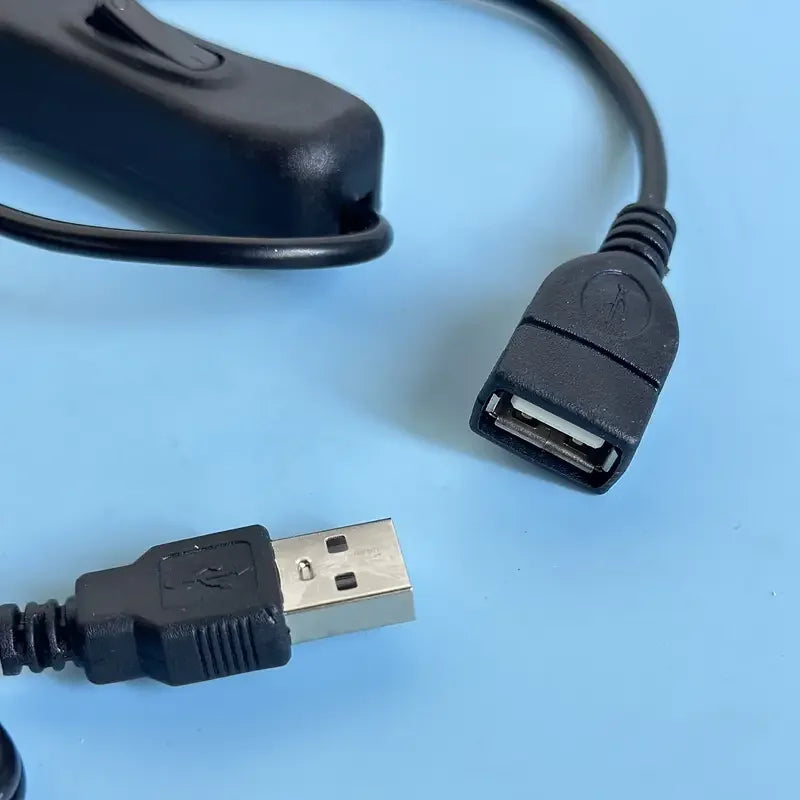 5pcs 1M USB Cable Extension Cord With ON/OFF Switch USB Cable Extension Toggle USB Line Durable Adapter Accessories Qme