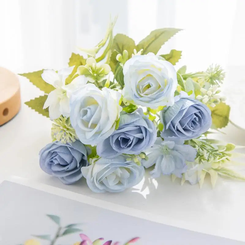 Artificial Flowers Wedding Home Bedroom Decoration Bridal Bouquet