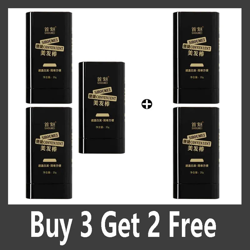 Hair Stick Gray Hair Covering Artifact No Color Loss Disposable Dye Stick Hair Roots Dyeing and Color Qme Buy 3 Get 2 Free