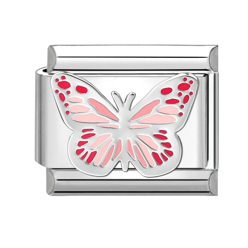 2026 Y2K Colorful Pattern Art Street Cats Vase Flower Italian Charm Links Fit 9mm Stainless Steel Bracelet Women Men DIY Making Qme Style 6